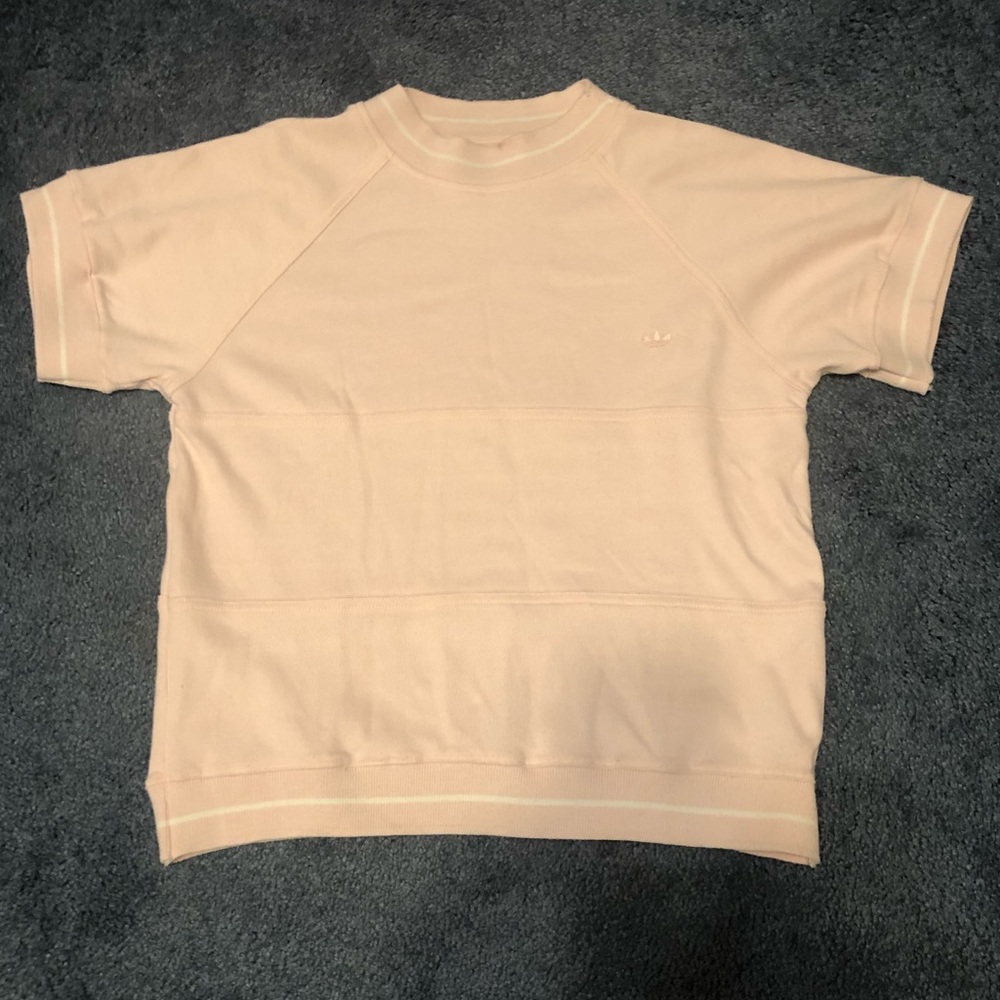 Baby pink adidas sporty top
